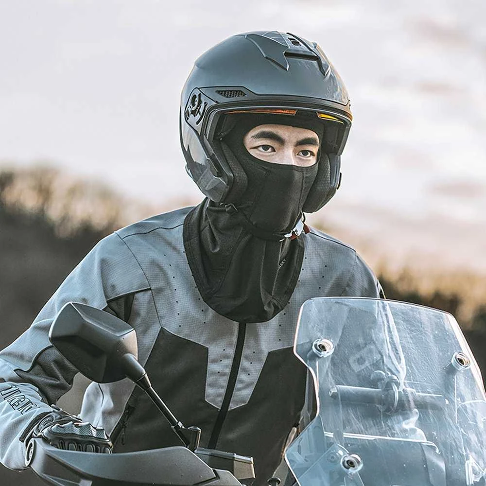 Wozinsky WKM-03B veido kaukė motociklui, dviračiui, žieminis balaklava - juodas