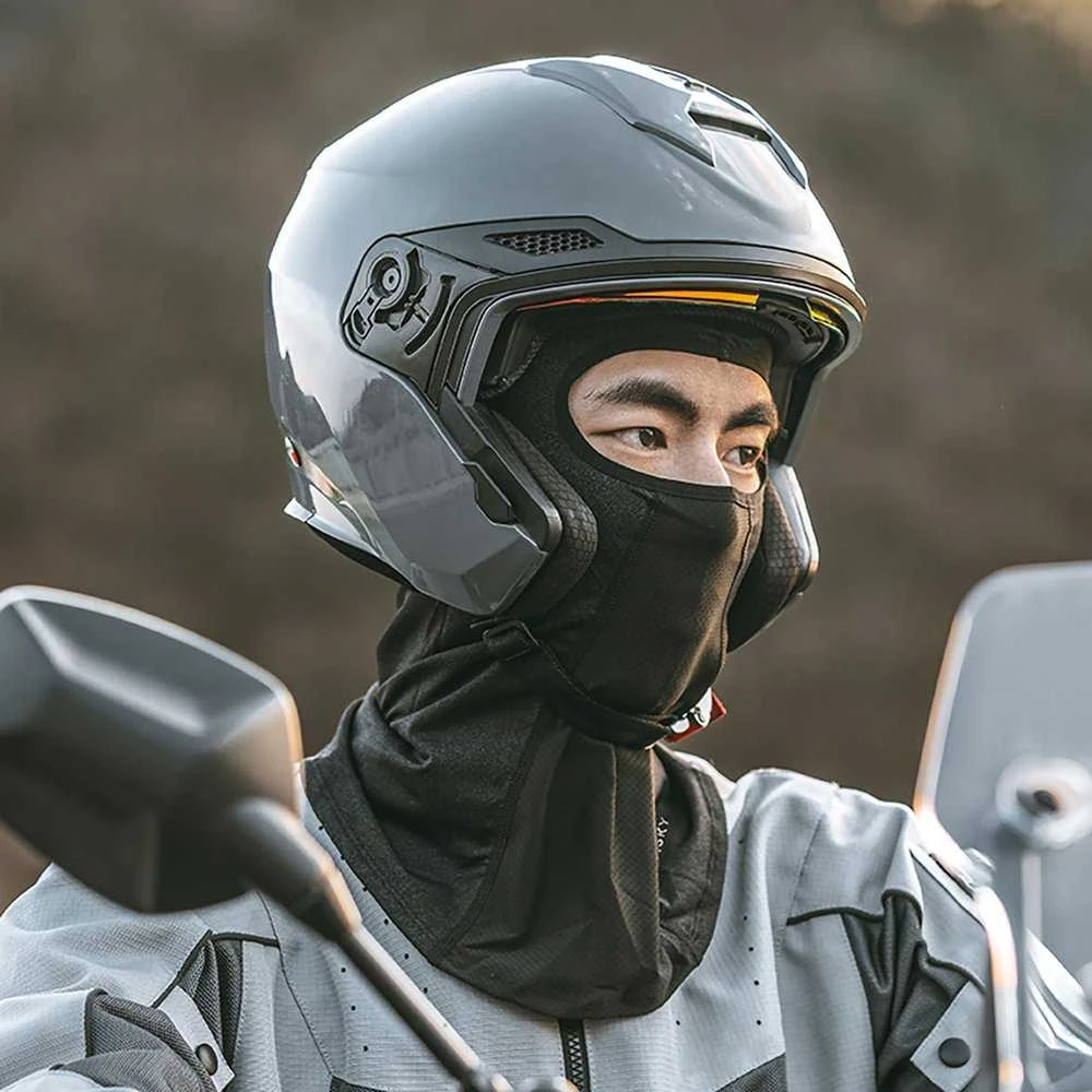 Wozinsky WKM-03B veido kaukė motociklui, dviračiui, žieminis balaklava - juodas