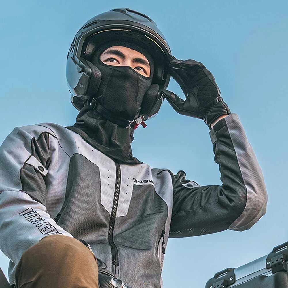 Wozinsky WKM-03B veido kaukė motociklui, dviračiui, žieminis balaklava - juodas