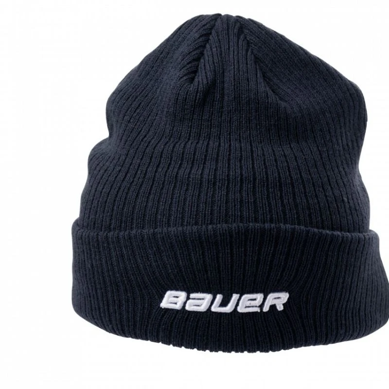 Žieminė kepurė su flisiniu pamušalu Bauer Team Ribbed Touque SR