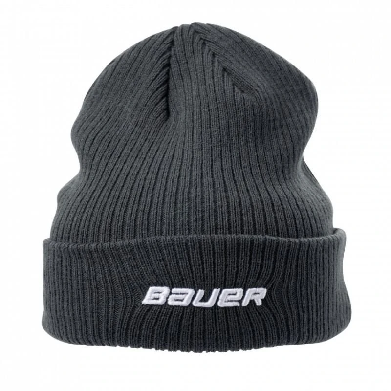 Žieminė kepurė su flisiniu pamušalu Bauer Team Ribbed Touque SR