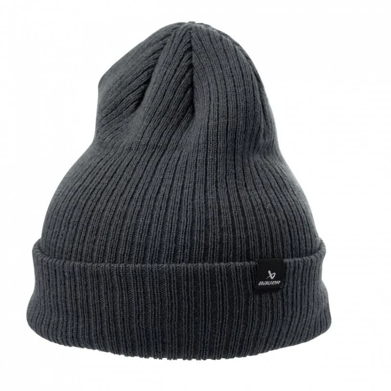 Žieminė kepurė su flisiniu pamušalu Bauer Team Ribbed Touque SR