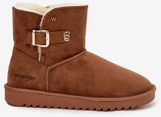 Žieminiai moteriški aulinukai su sagtimi Camel Wrangler