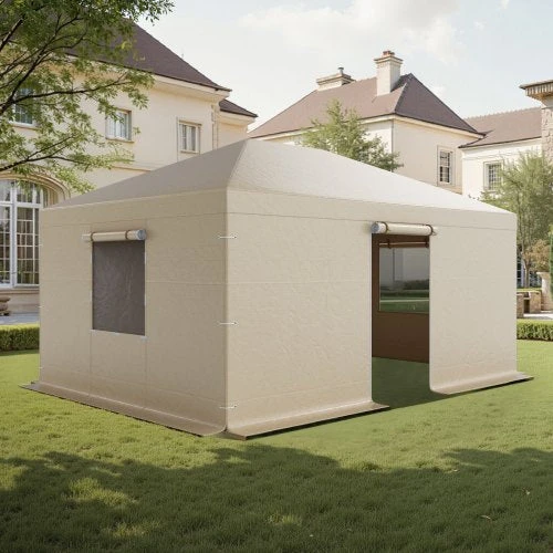 Vevor Žiemos pavėsinės uždangalas 3,68 x 4,9 m kietviršiui