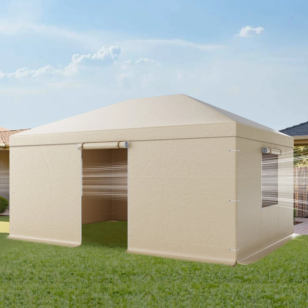 Vevor Žiemos pavėsinės uždangalas 3,68 x 4,9 m kietviršiui