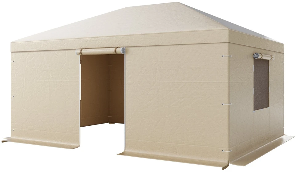 Vevor Žiemos pavėsinės uždangalas 3,68 x 4,9 m kietviršiui