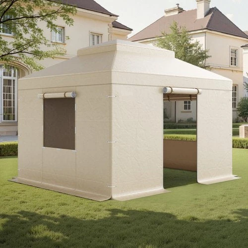 Vevor Žiemos pavėsinės uždangalas 3.05 x 3.65 m kietiems stogams