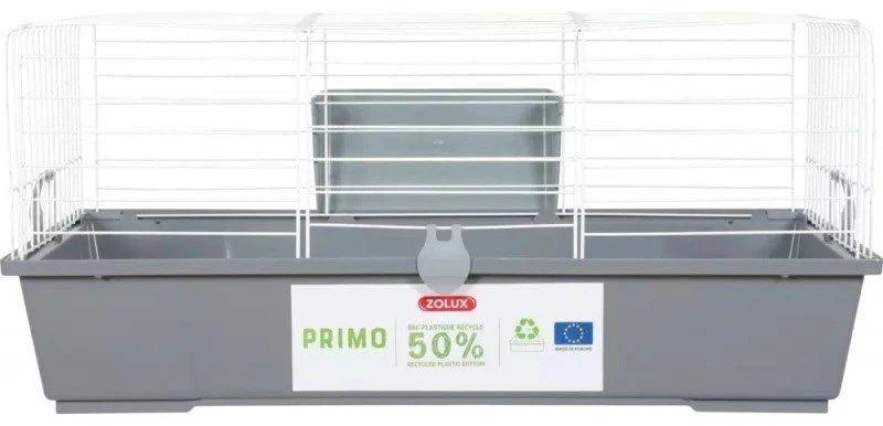 Graužikų Narvas - Zolux Primo 80 cm - Baltas ir Pilkas