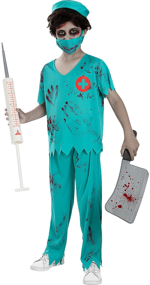 Zombio gydytojo kostiumas berniukams
