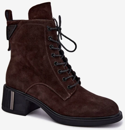 Zomšos imitacijos aulinukai su kulnu Step in style