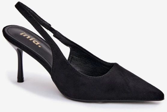 Zomšos imitacijos basutės su kulnu Step in style