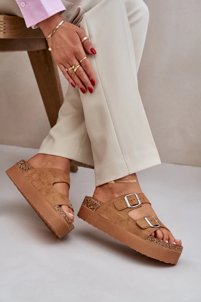 Zomšos imitacijos basutės su platforma Step in style