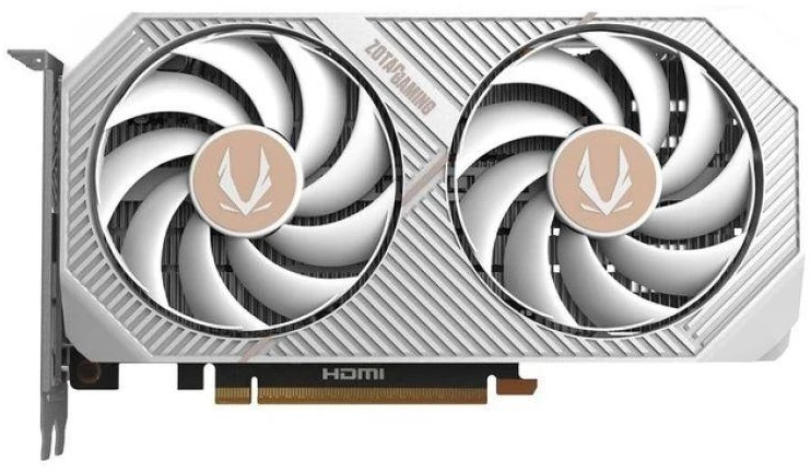 „Zotac GAMING GeForce RTX 5060 Twin Edge OC Baltas Edition“ NVIDIA 8 GB GDDR7