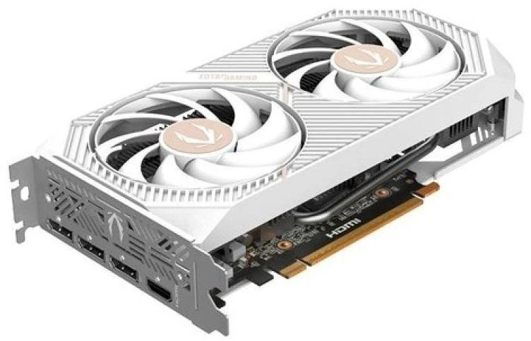 „Zotac GAMING GeForce RTX 5060 Twin Edge OC Baltas Edition“ NVIDIA 8 GB GDDR7