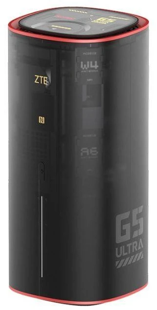 ZTE Maršrutizatorius 5G MC8512 G5 Ultra Juodas-Raudona Gaming wi-fi 7