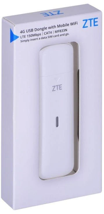 Ausinės ZTE MF833N modemas (baltas)