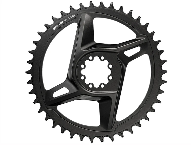 Priekinis dantratis SRAM Road Rival X-Sync Direct-Mount 12-speed 42T juodas