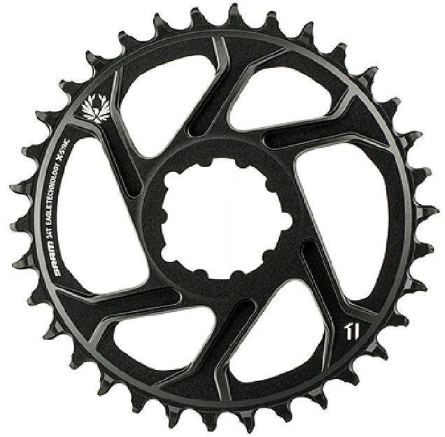 Priekinis dantratis SRAM MTB Eagle X-Sync2 Direct Mount aliuminis 11 pavarų 6 mm offset 34T juodas