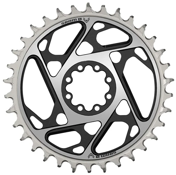 Priekinė žvaigždė SRAM XX SL T-Type 38T Direct Mount 3 mm ofsetas juoda