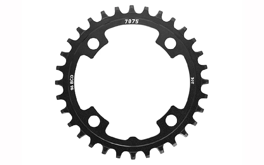 Priekinis dantratis SunRace CRMS00 Narrow-Wide Steel 96BCD 10/11/12-speed 30T