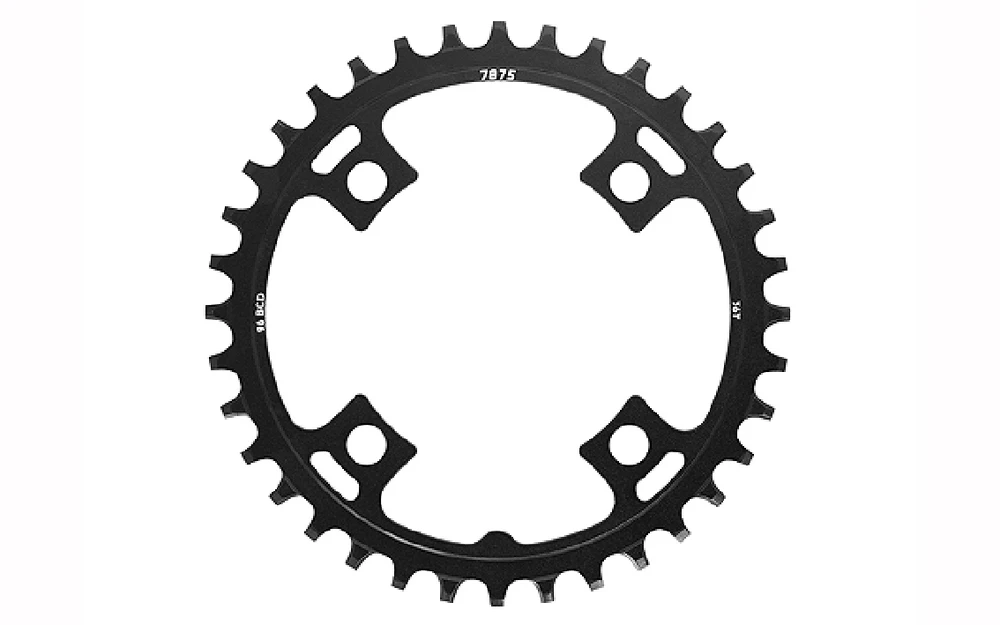 Priekinis dantratis SunRace CRMX00 Narrow-Wide Alu 96BCD 10/11/12-speed 38T