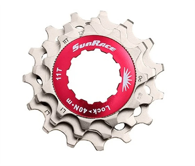 Galinių žvaigždučių komplektas SunRace SPCS12 11-13-15T 12 greičių su užraktu metalinis