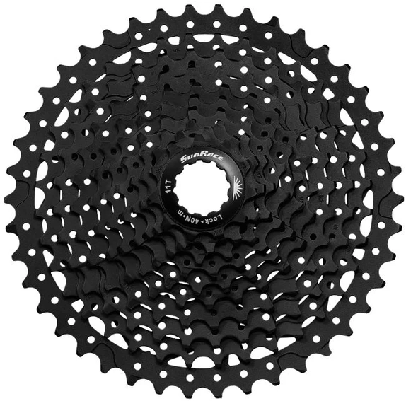 Galinis žvaigždžių blokas SunRace CSMS8 11 greičių juodas-11-46T