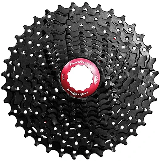 Galinis žvaigždžių blokas SunRace CSMX0 10-speed 11-36T juodas