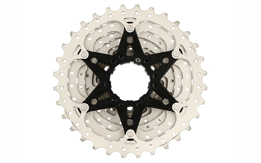 Galinis žvaigždžių blokas SunRace CSRS1 10-speed metallic-11-28T