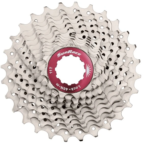 Galinis žvaigždžių blokas SunRace CSRX1 11-speed metallic-11-28T
