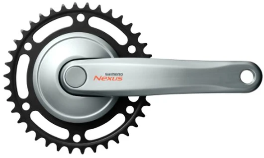 Priekinis žvaigždžių blokas Shimano Nexus FC-C6000 170mm 1-speed sidabrinis-38T