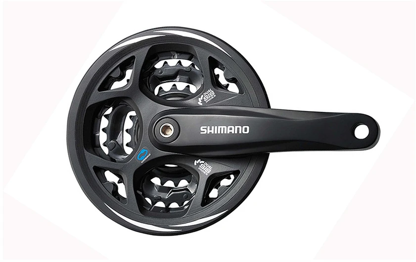 Priekinis žvaigždžių blokas Shimano ALTUS FC-M311-42T 175MM 7/8-speed juodas-42X32X22T