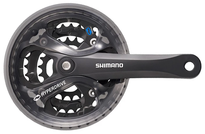 Priekinis žvaigždžių blokas Shimano ACERA FC-M361-42T 175MM 7/8-speed juodas-42X32X22T