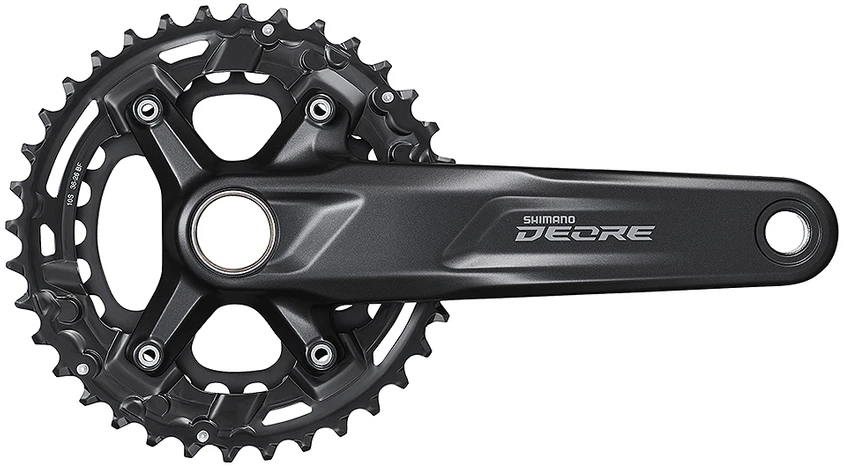 Priekinis žvaigždžių blokas Shimano DEORE FC-M4100-B2 / 2x10 pav. / 36-26T / 175 mm