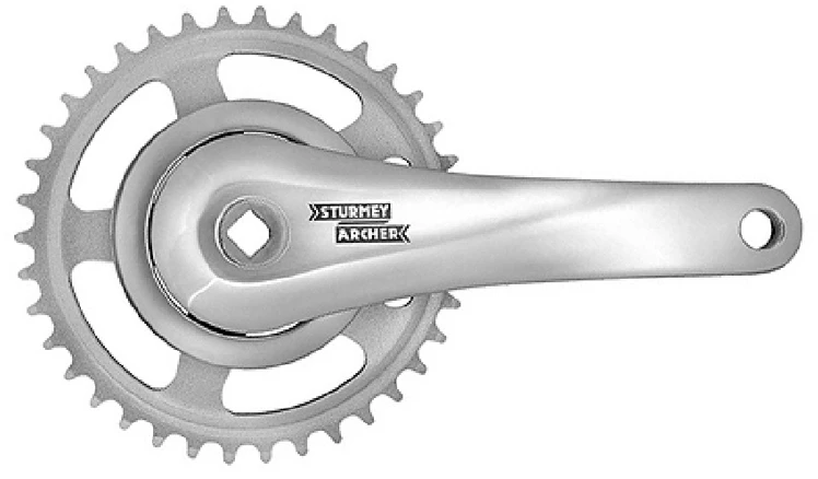 Priekinis žvaigždžių blokas Sturmey-Archer FCS608 38T 170mm 1-speed 95mm cover