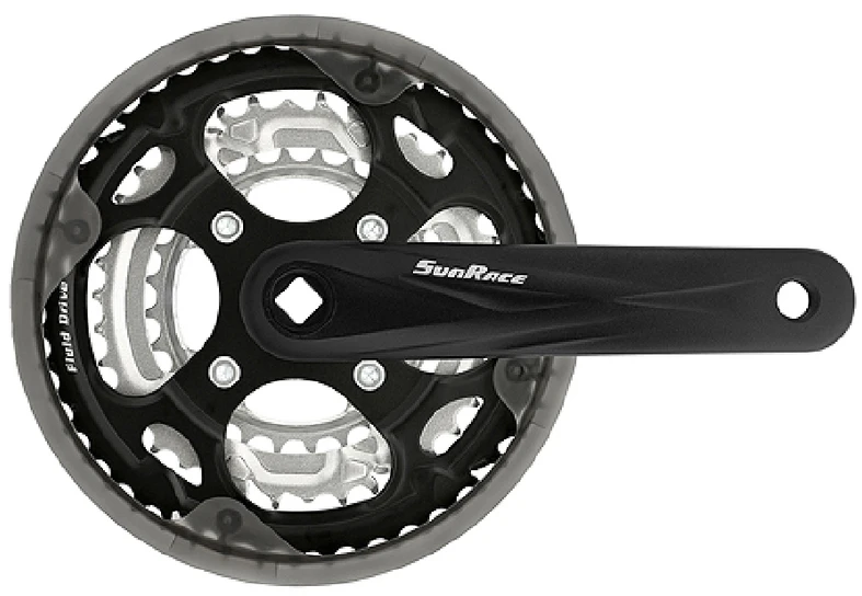 Priekinio žvaigždžių blokas SunRace FCM300 48x38x28T 170mm 6/7/8-speed su CG