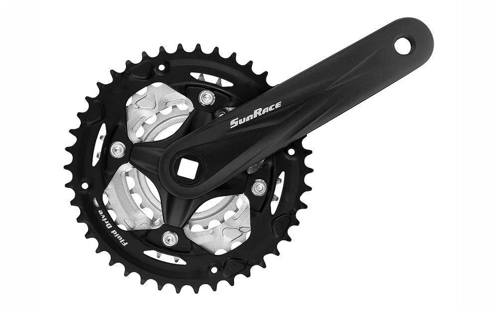 Priekinis žvaigždžių blokas SunRace FCM600 42x32x22T 170mm 7/8-speed w/ CG