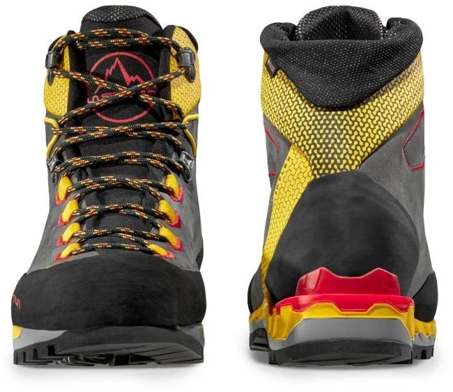 Žygio batai La Sportiva Trango Tech Leather GTX, juodi ir geltoni