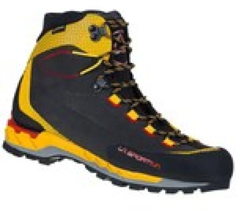 Žygio batai La Sportiva Trango Tech Leather GTX, juodi ir geltoni