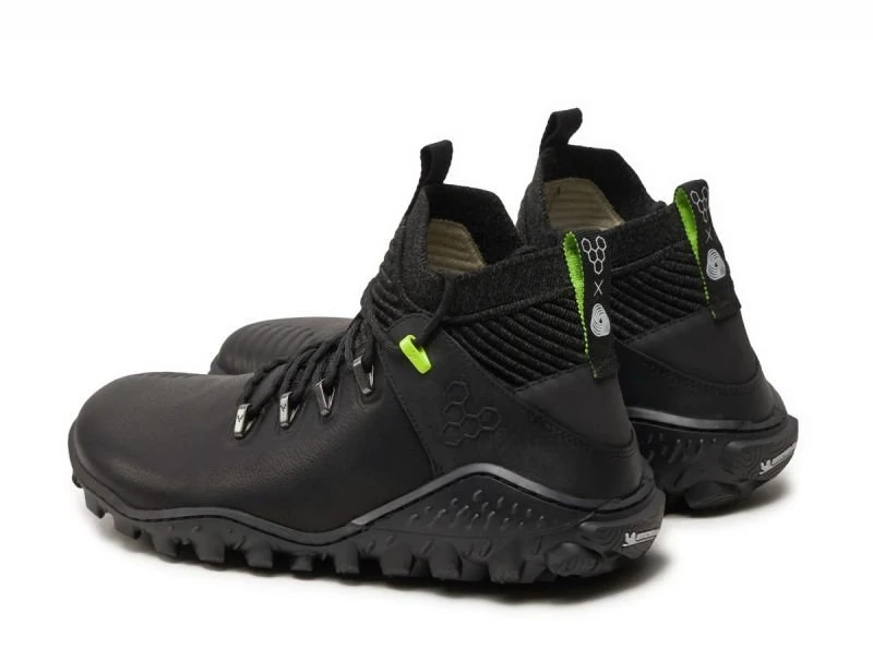 Gronell Žygio batai Vivobarefoot Magna Forest ESC, juodi ir salotiniai