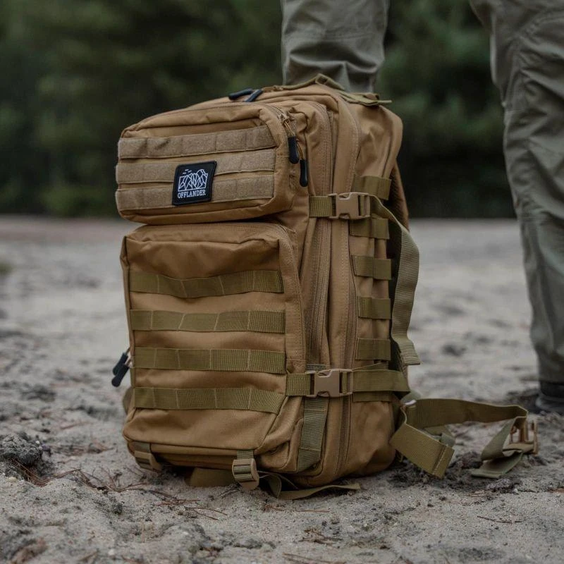 Žygio kuprinė „Offlander Survival“, 43 l, OFF_CACC_07KH