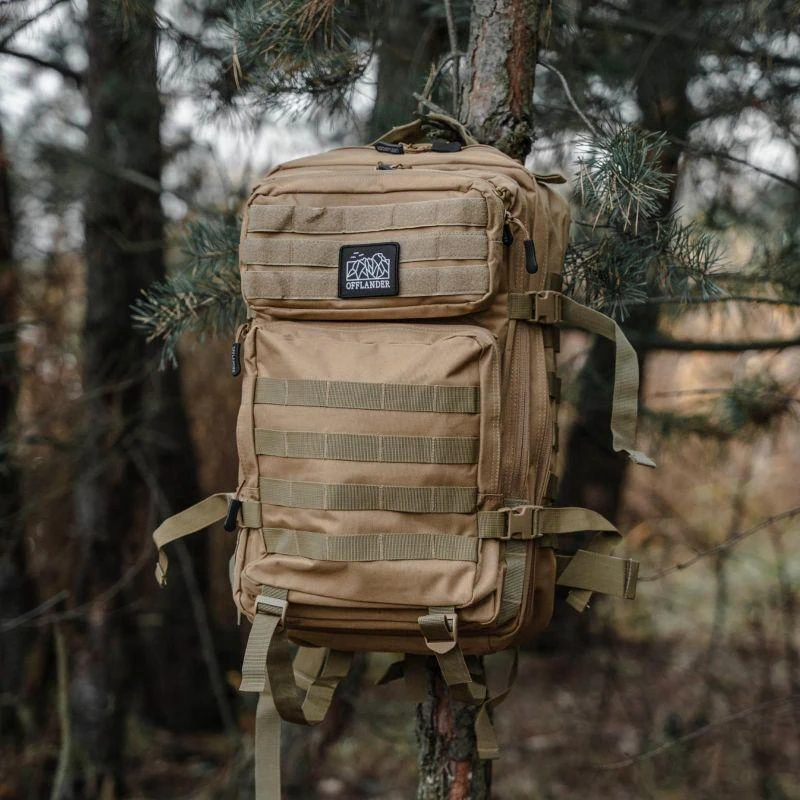 Žygio kuprinė „Offlander Survival“, 43 l, OFF_CACC_07KH