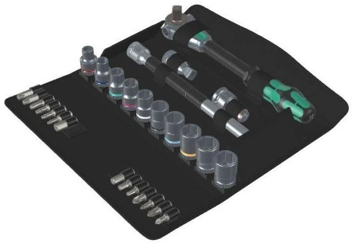 Wera Zyklop Speed 1/2'' terkšlių rinkinys + galvutės, 28 dalys