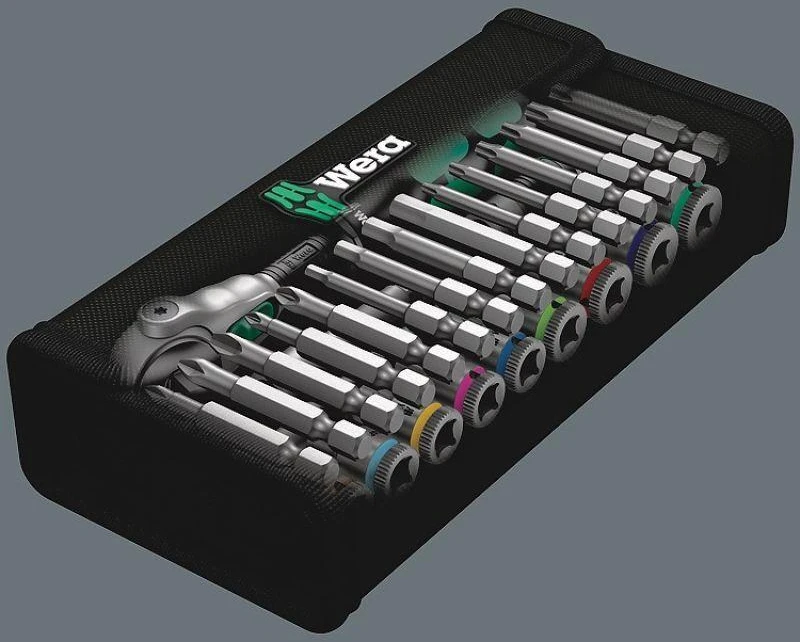 Wera „Zyklop Speed“ 1/4" terkšlinių galvučių rinkinys