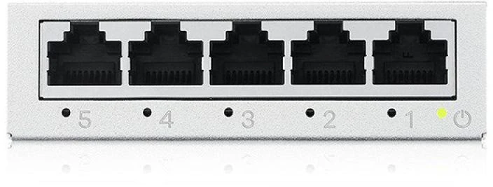Ausinės Zyxel GS-105B v5 5 prievadų nevaldomas gigabitinis komutatorius