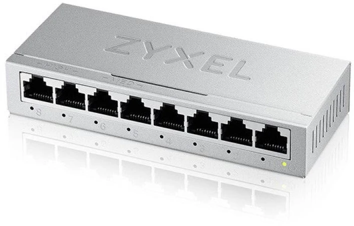 Zyxel GS-108B v5 8 prievadų nevaldomas gigabitinis komutatorius