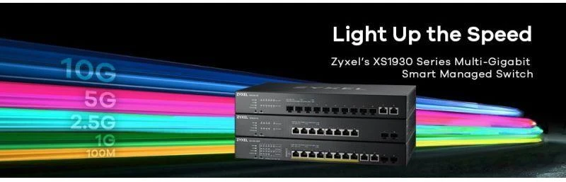 Šakotuvas Zyxel XS1930-12HP-ZZ0101F tinklo komutatorius Valdomas L3 10G Ethernet (100/1000/10000) Juoda Maitinimas per Eternetą (PoE)