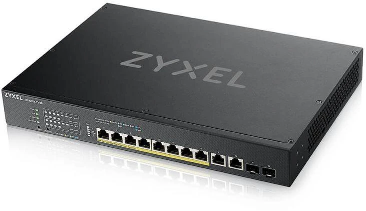 Šakotuvas Zyxel XS1930-12HP-ZZ0101F tinklo komutatorius Valdomas L3 10G Ethernet (100/1000/10000) Juoda Maitinimas per Eternetą (PoE)