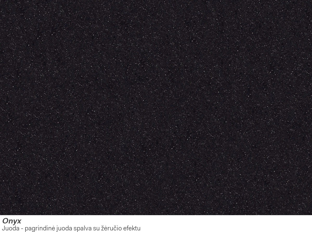 Granitinė plautuvė Franke Ronda, ROG 610-41, ekscentrinis ventilis, Onyx