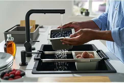 Franke 6 dalių All-in-one rinkinys plautuvei
